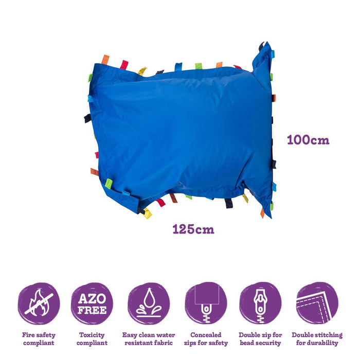 Grjónapúði með hönkum til að fikta í