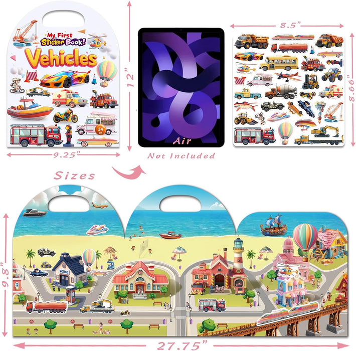 Límmiðabækur 3 stk í pakka