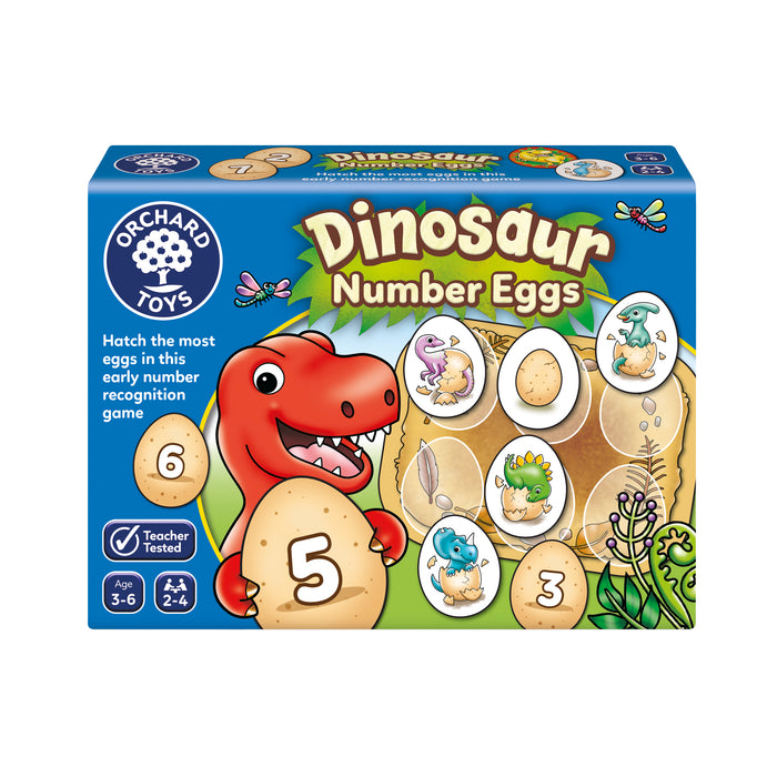 Spil Dinosaur number eggs telja