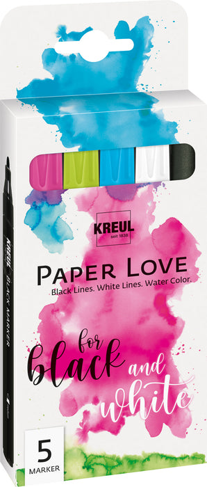 Vatnsliapennar Paperlove 5 stk