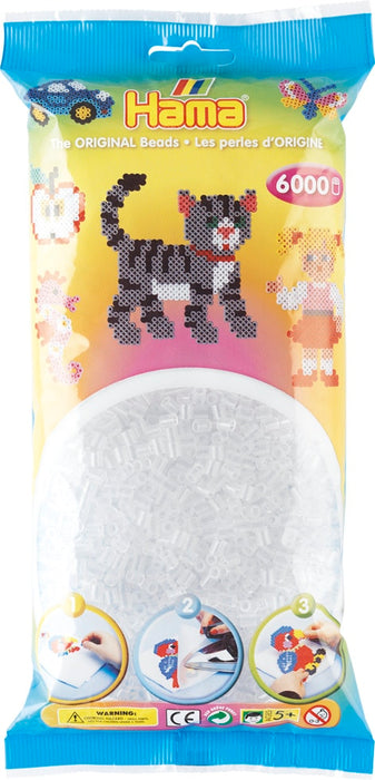 Hama perlur 6000 stk stakir litir