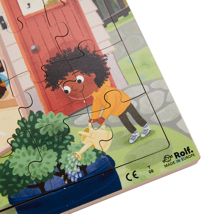 Púsluspil tré heimilið hlustaðu á hljóðin 81 stk