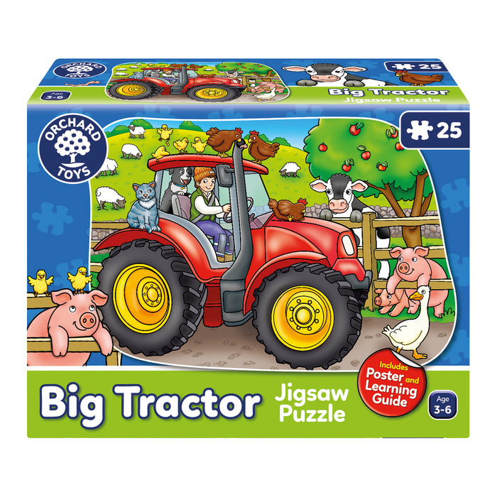 Púsluspil stór traktor 25 bita
