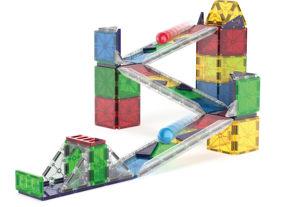 Magna Tiles segulkubbar kúlubraut 90 stk