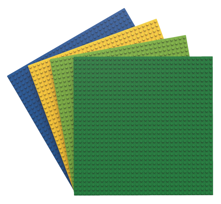 Byggingarplötur Eco fyrir Lego kubba 4 stk