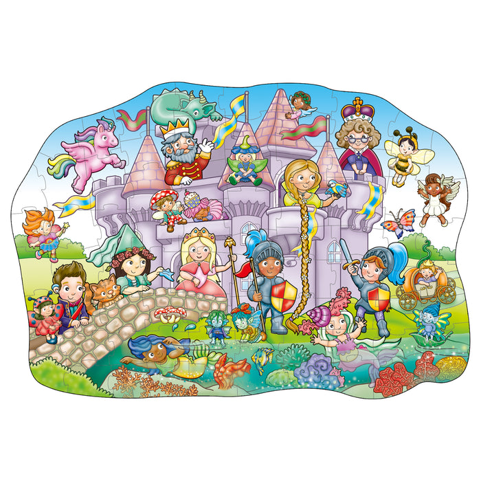 Púsluspil Fairytale castle 75 bita