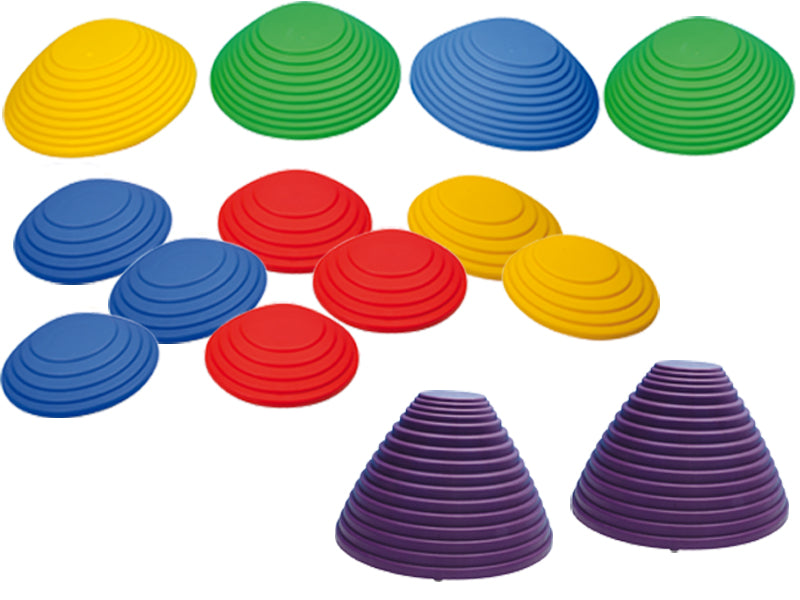 Jafnvægissteinar og toppar ársteinar 14stk