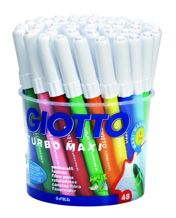 Tússlitir breiðir Giotto 48 stk