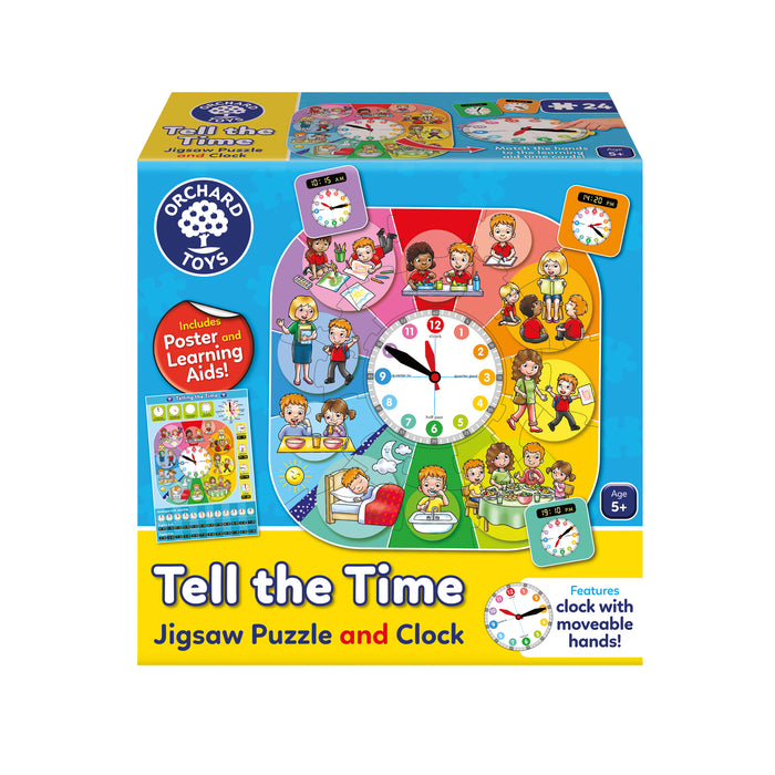 Púsluspil Tell me the time