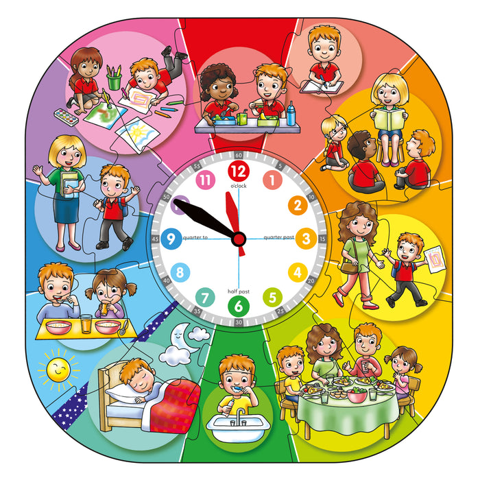 Púsluspil Tell me the time