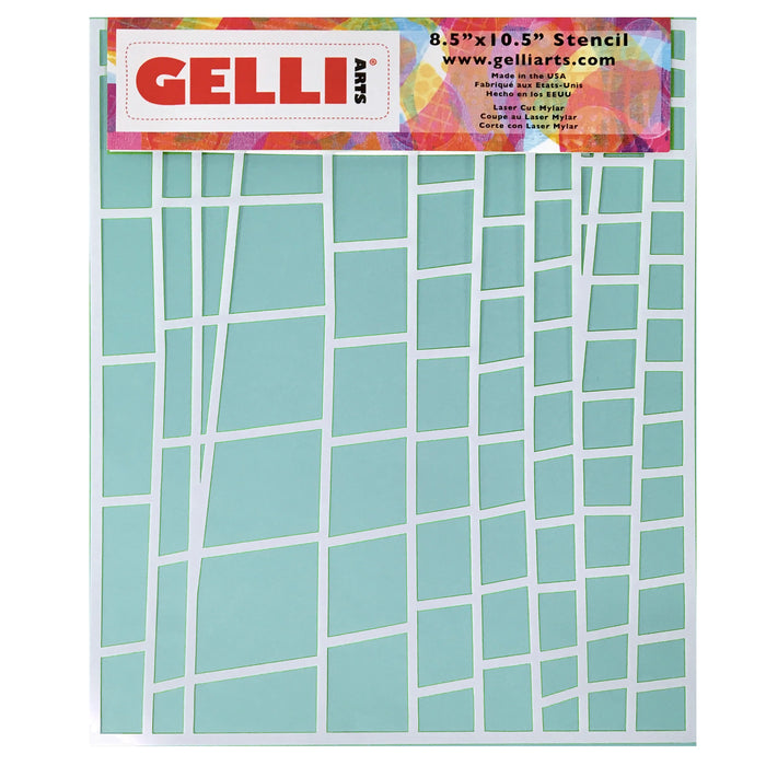 Gelli print stenslar