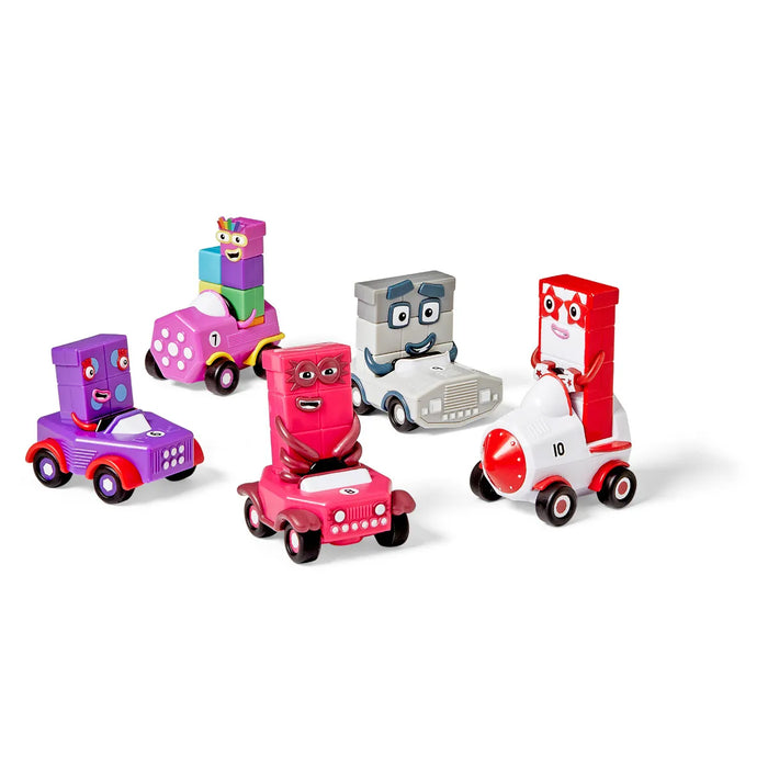 Tölukubbar Numberblocks bílar 6-10