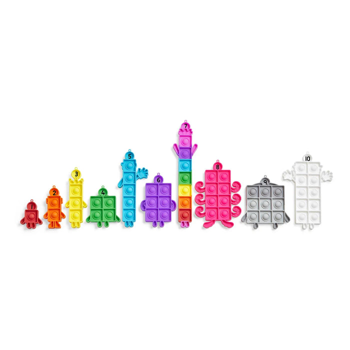 Numberblocks tölukubbarnir pop it 1-10