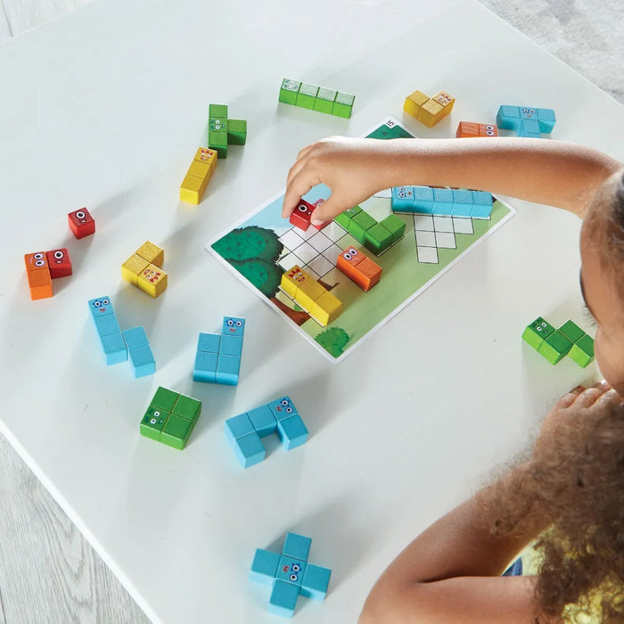 Tölukubbar building blocks tré