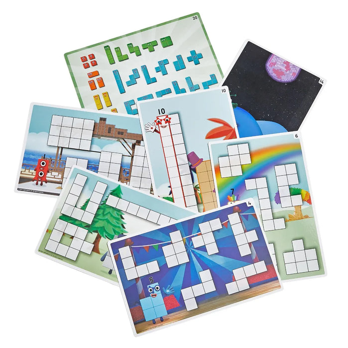 Tölukubbar building blocks tré