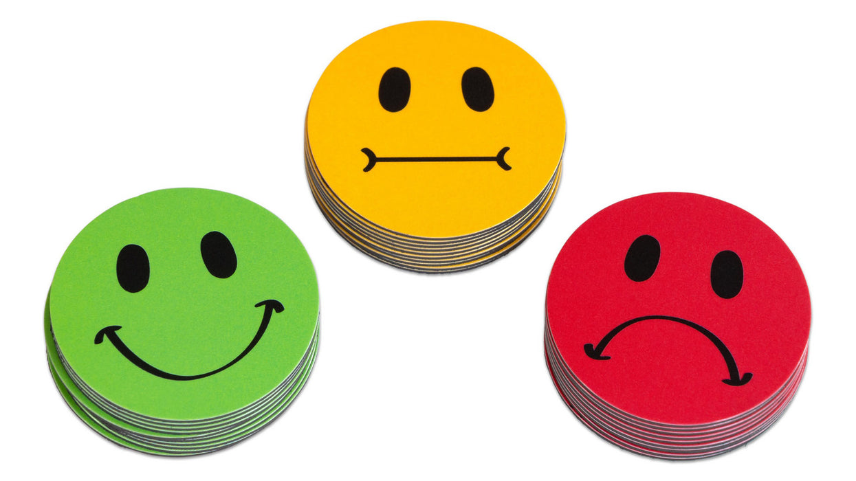 Seglar broskarlar á töflu þunnir 30stk