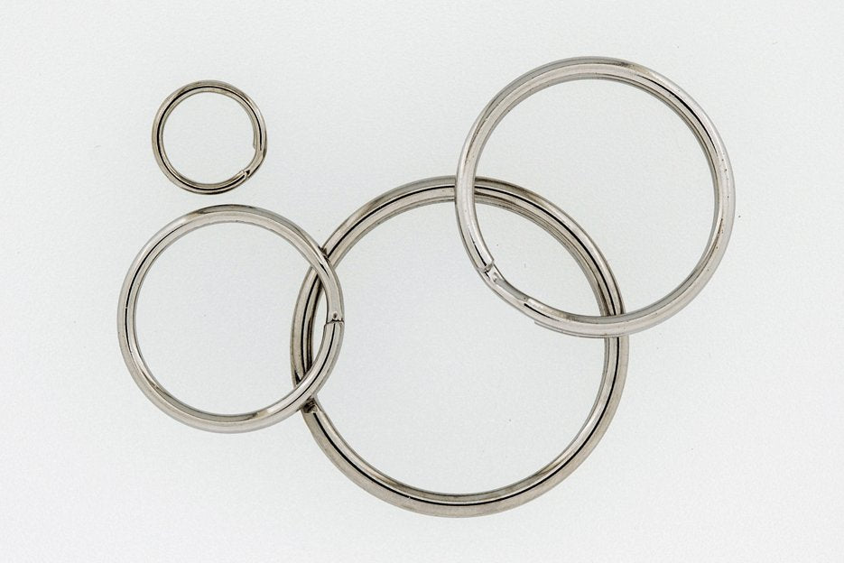 Lyklahringir 30mm x 10 stk