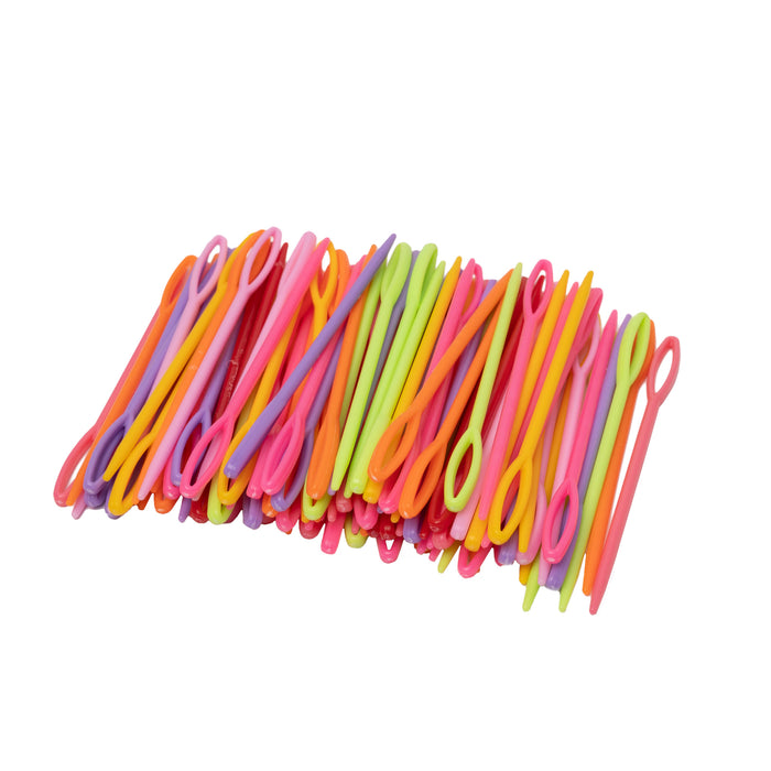 Nálar plast 100 stk grófar