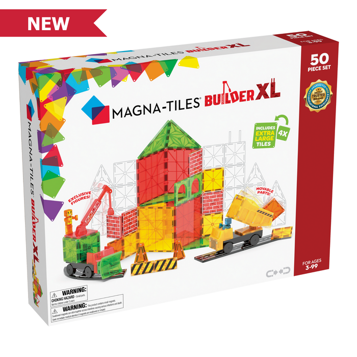 Magna Tiles Vinnuvélar XL 50 stk