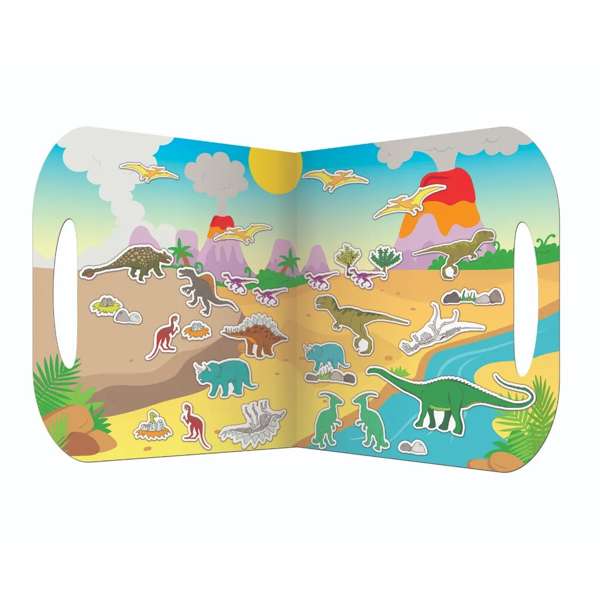 Límmiðabækur risaeðlurnar