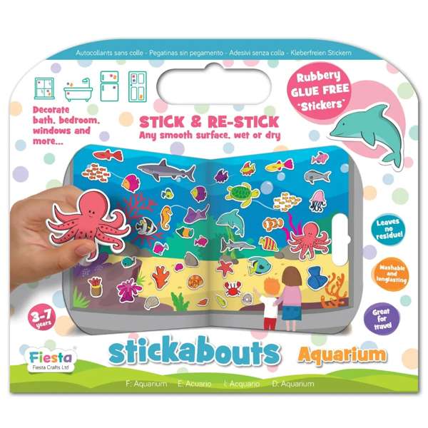 Límmiðabækur sjávarlífið