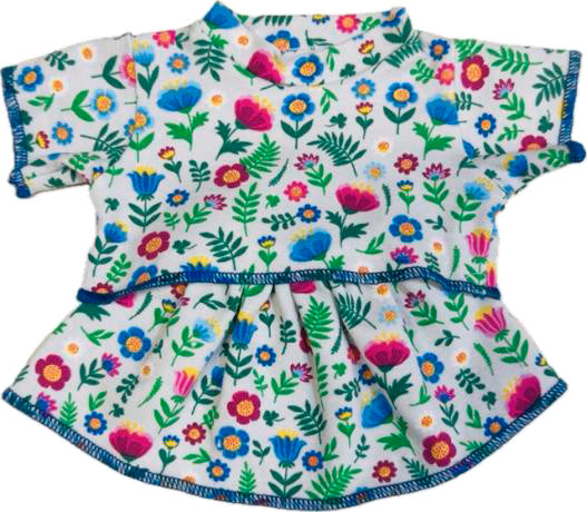 Dúkkuföt sett bolur og pils 30 cm