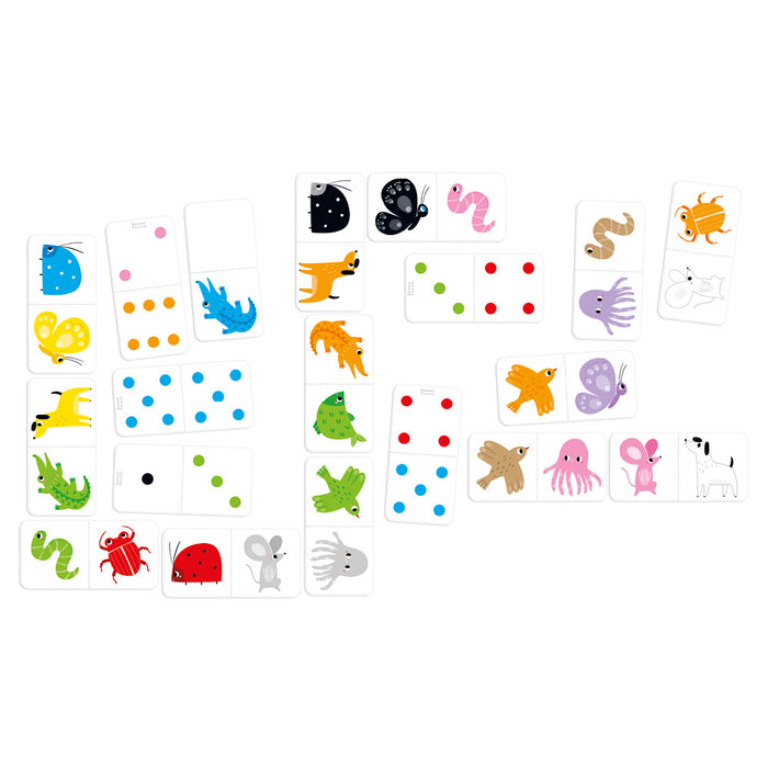 Spil dómínó litir - dýr og fl