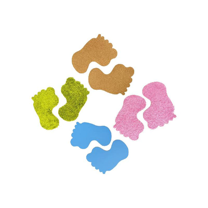 Skynjunarmottur fótspor 4 sett