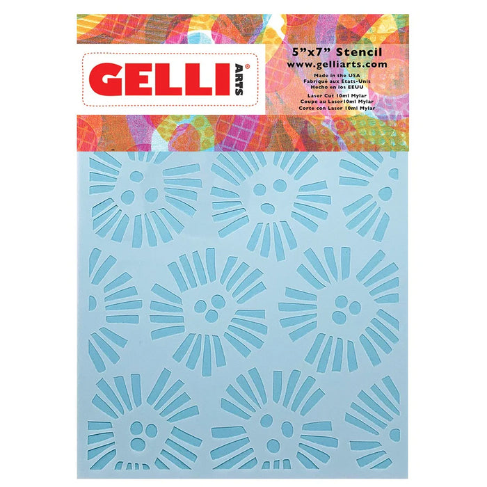 Gelli print stenslar