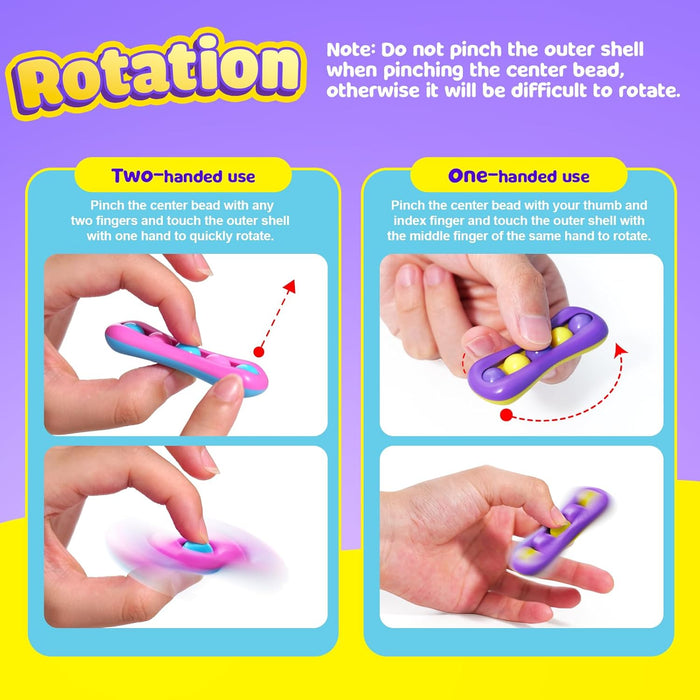 Fikt vörur spinner með kúlum