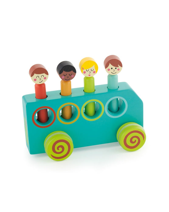 Strætó tré með körum sem poppast upp