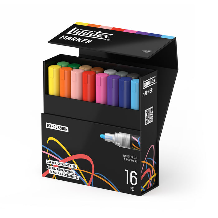 Teiknipennar Liquitex 16 litatóna