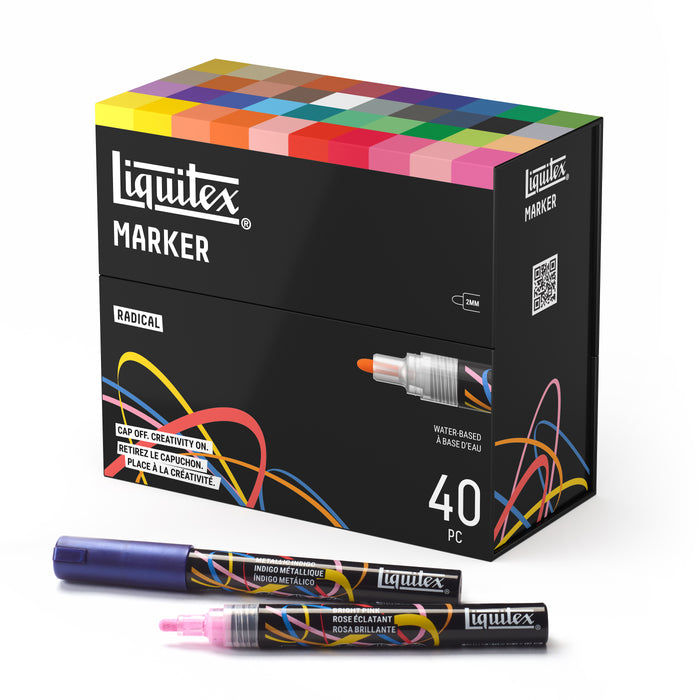 Teiknipennar Liquitex 40 litatóna