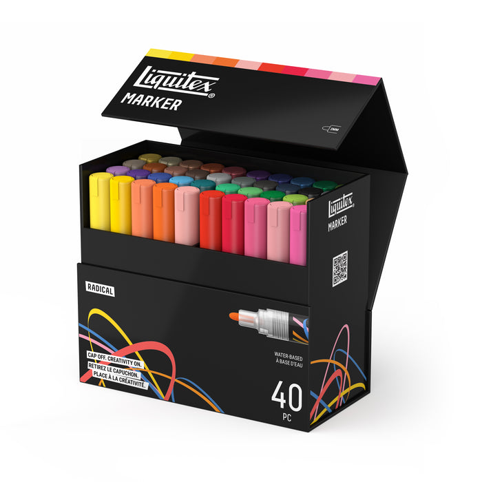 Teiknipennar Liquitex 40 litatóna