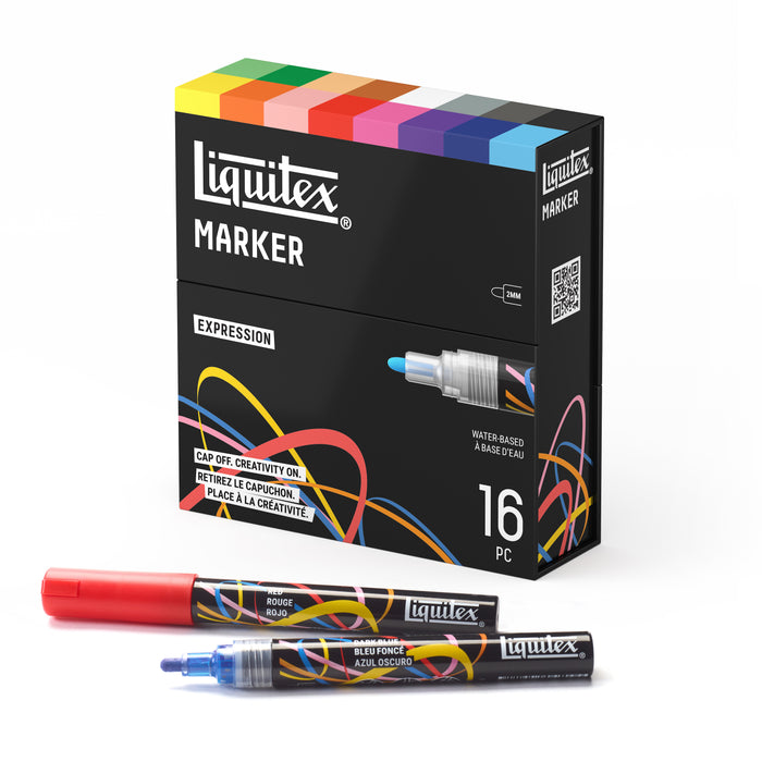 Teiknipennar Liquitex 16 litatóna