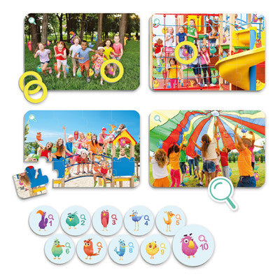 Spil finndu og teldu fuglana