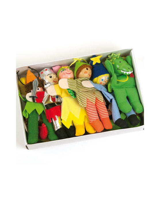 Fingrahandbrúður 12 stk skemmtilegar fígúrur