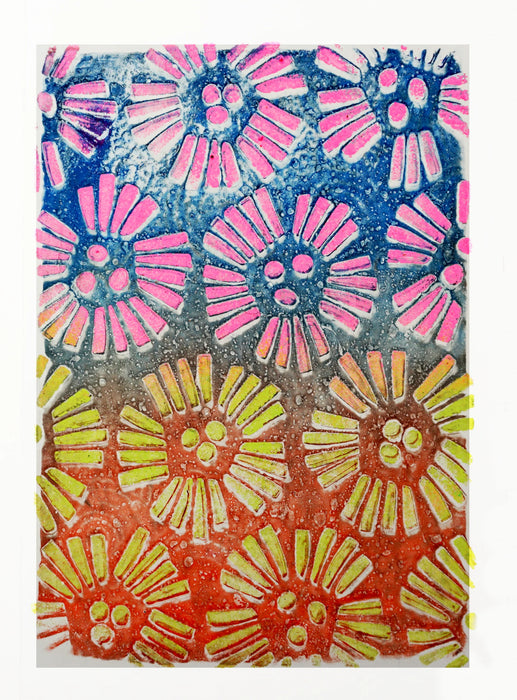 Gelli print stenslar