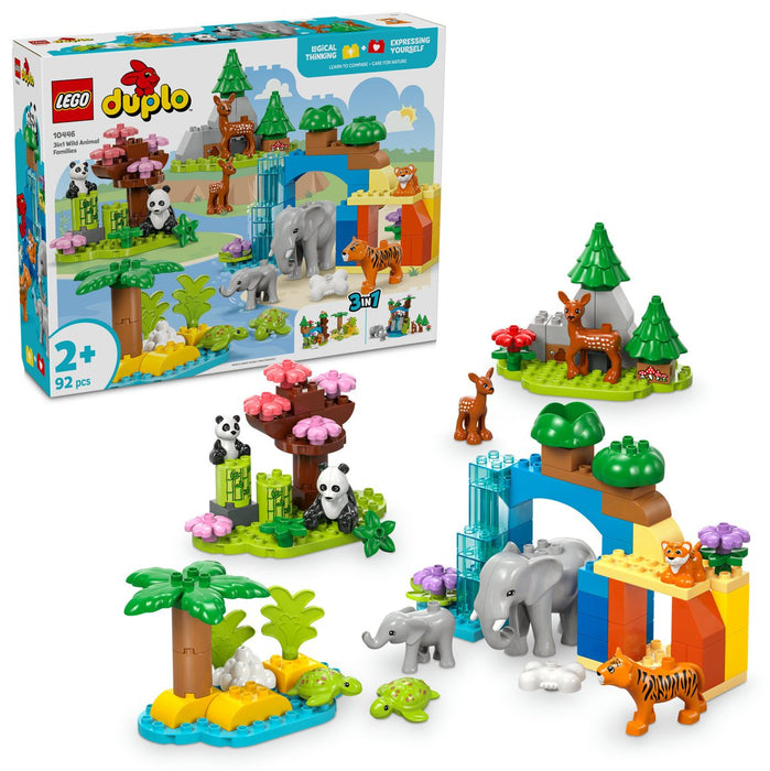 Lego Duplo villtar dýrafjölskyldur 92 stk