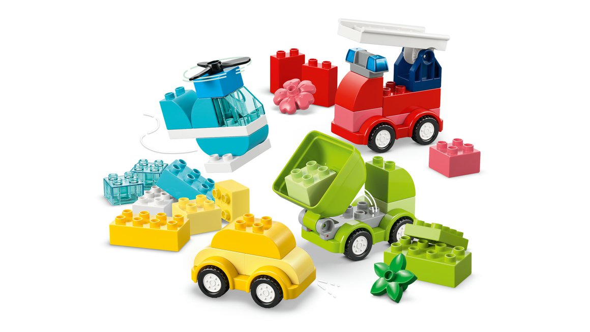 Lego Duplo fyrstu bílarnir
