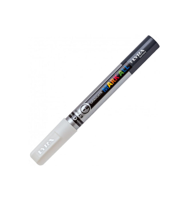 Lyra Mark all hvítur 0,7mm og 1,0mm