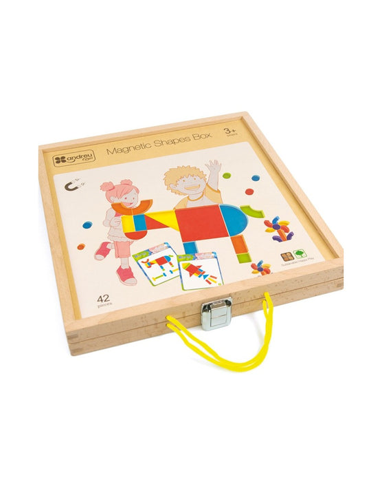 Seglataska með kubbum og vinnuspjöldum