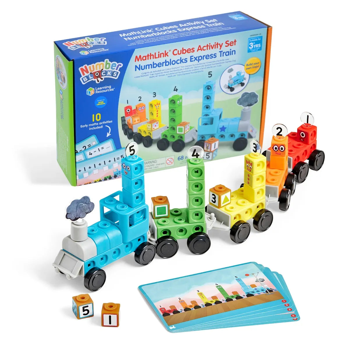 Numberblocks Wheel Numberblocks tölukubbar lestin— ABC Skólavörur