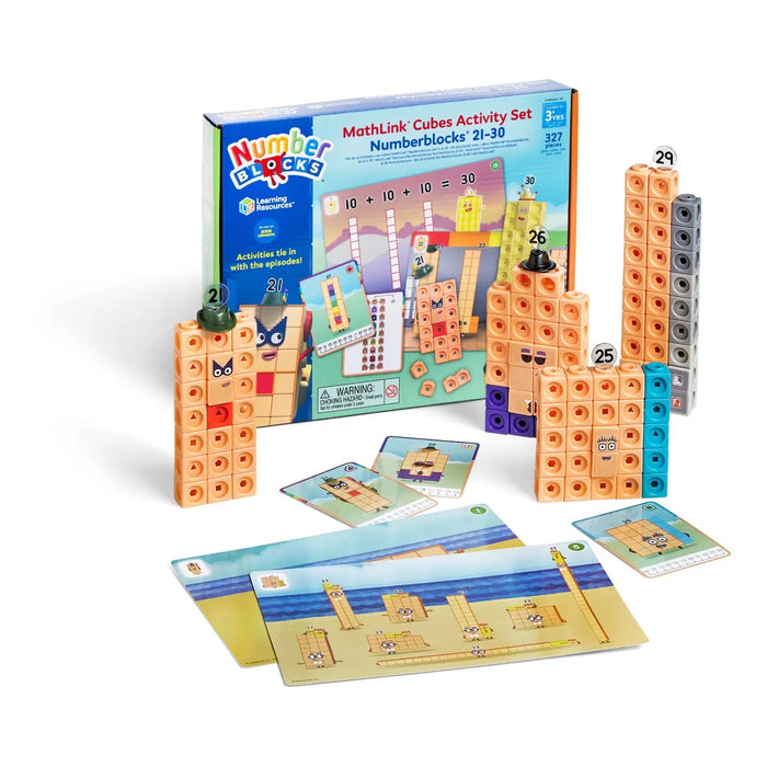 Numberblocks tölukubbar 21-30