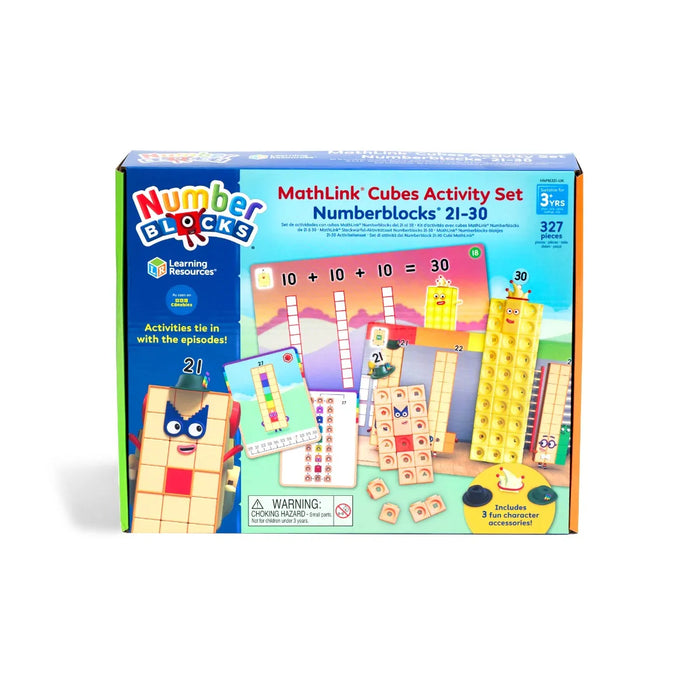 Numberblocks tölukubbar 21-30