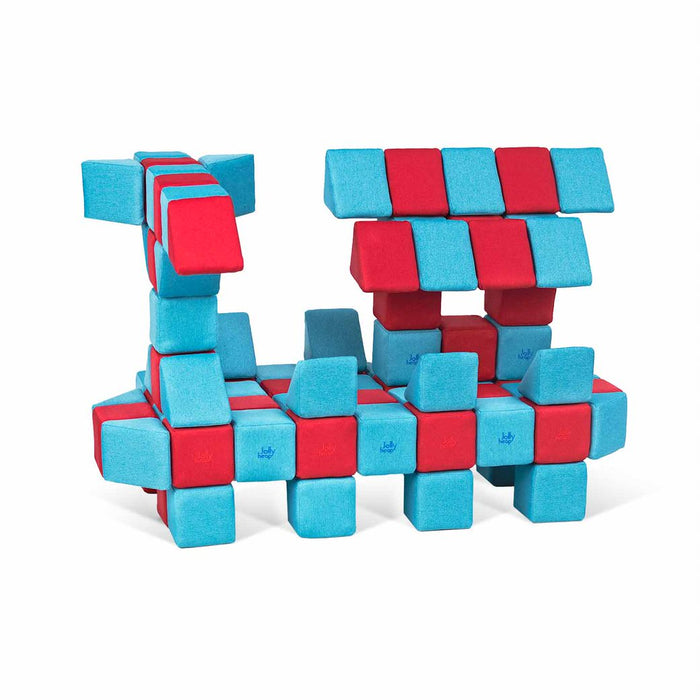 Seglakubbar Jollyheap úr efni extra stórir 100 stk