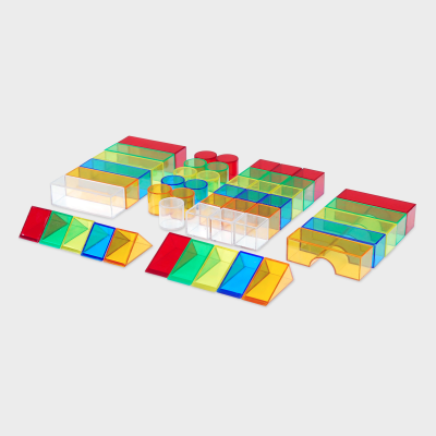 Ljósaborðs litaðir kubbar