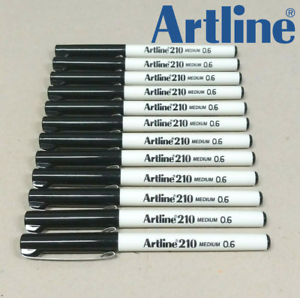 Artline 210 teiknipennar 0.6 x 12 stk