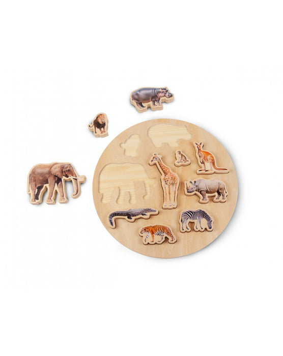 Púsluspil tré 3-D vilta lífið