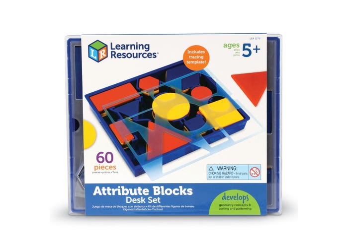 Stærðfræði rökhugsunarkubbar 60stk